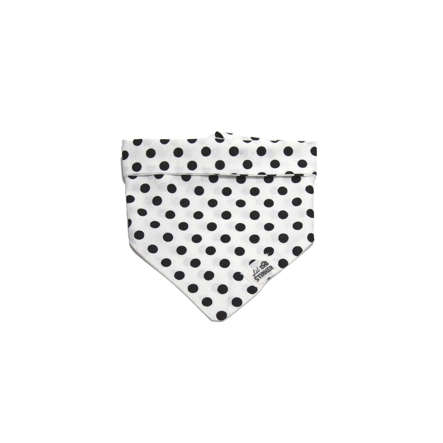 Black Polkadot Bandana - Lil Stinker Apparel