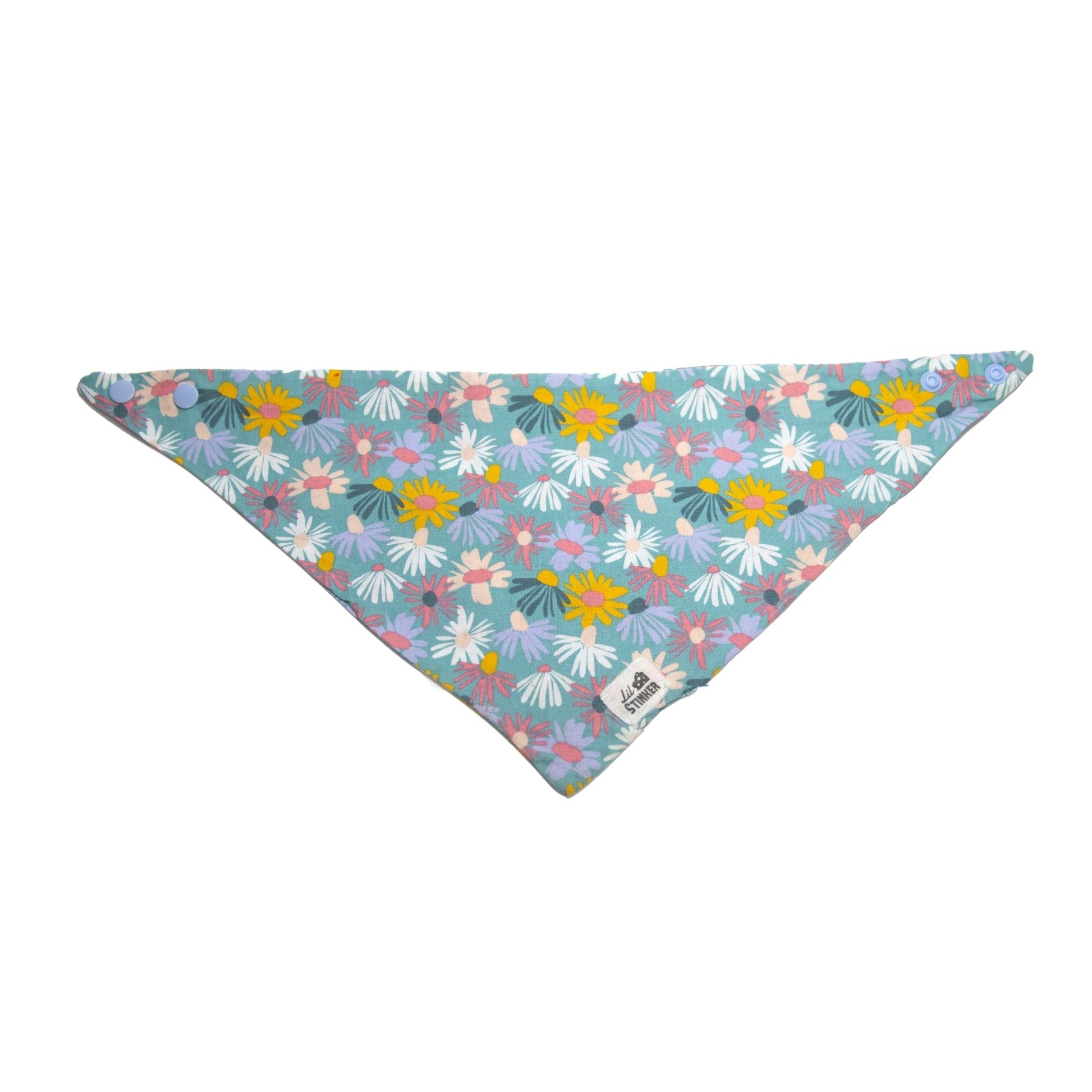 Green Daisies Bandana - Lil Stinker Apparel