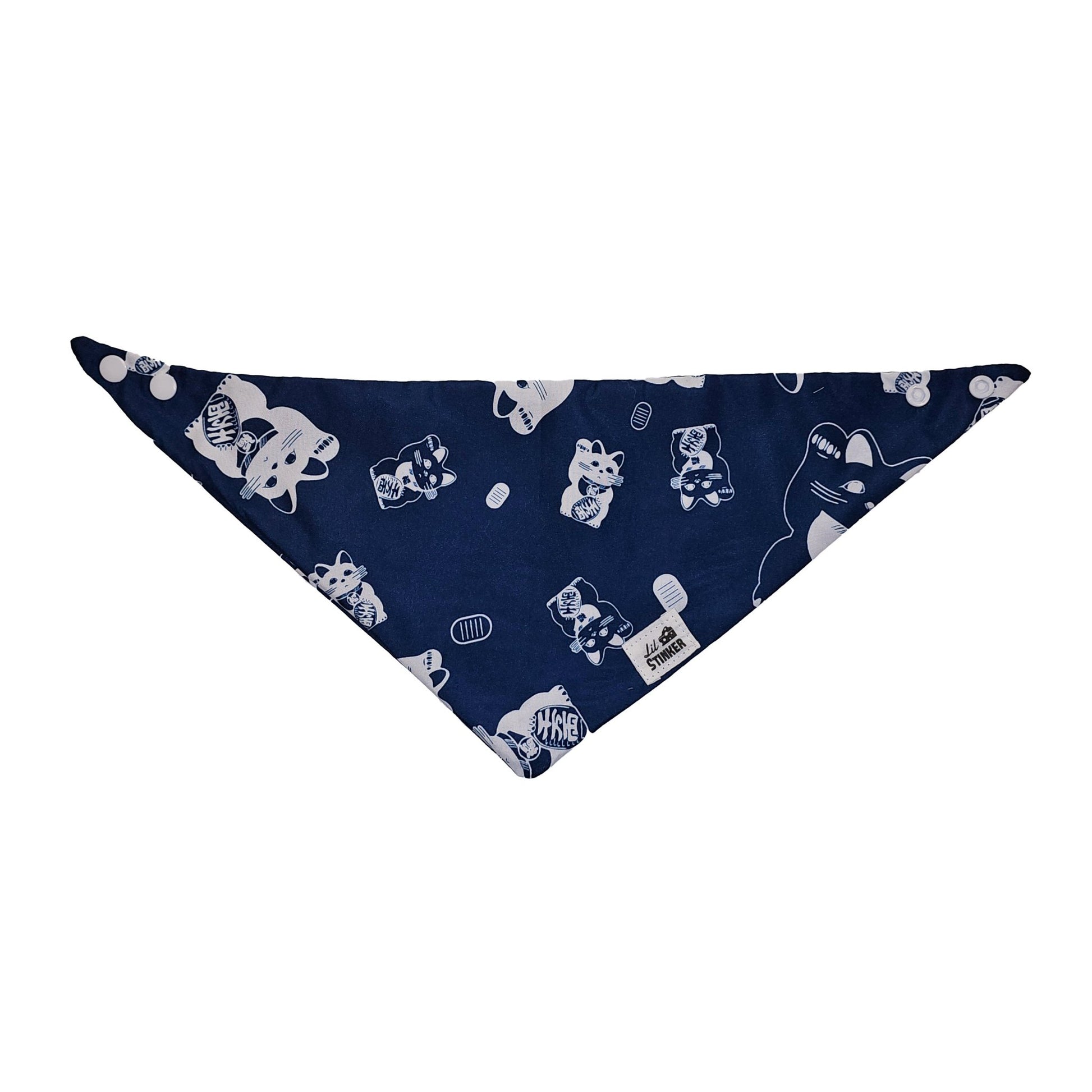 Lucky Cat Bandana - Lil Stinker Apparel