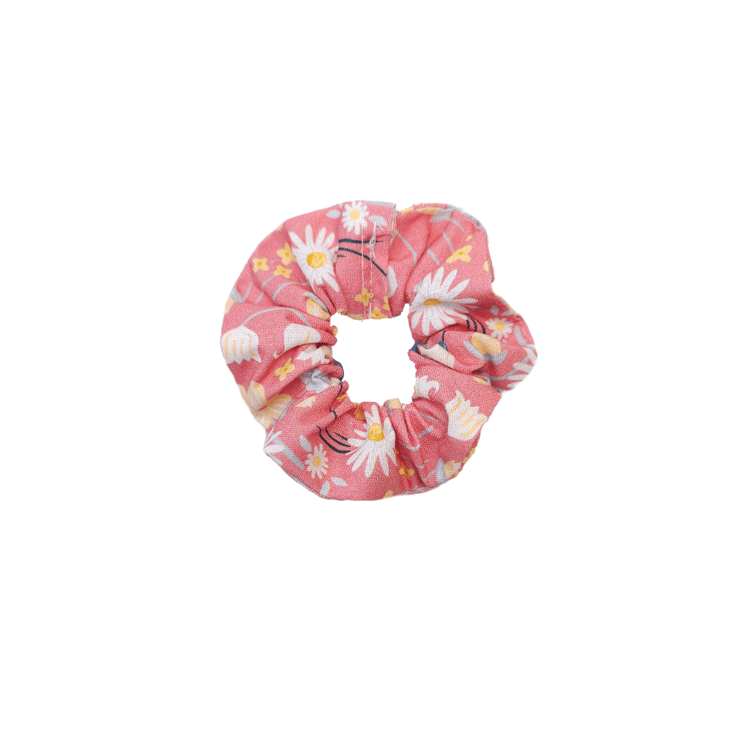 Pink Daisies Scrunchie - Lil Stinker Co.